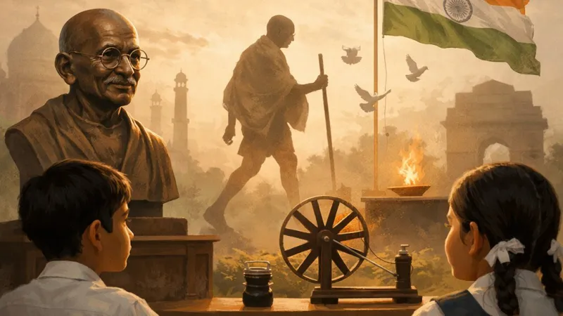 Brief and Impactful Lines on Gandhi Jayanti for Students