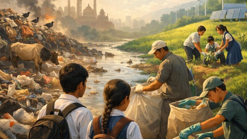 Causes, Effects and Solutions of Garbage Pollution in India