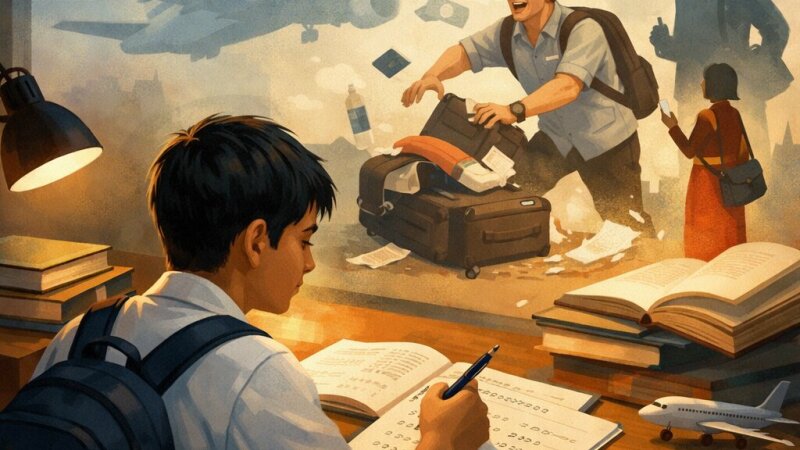 Detailed MCQs and Insights on The Accidental Tourist for Class 9 English
