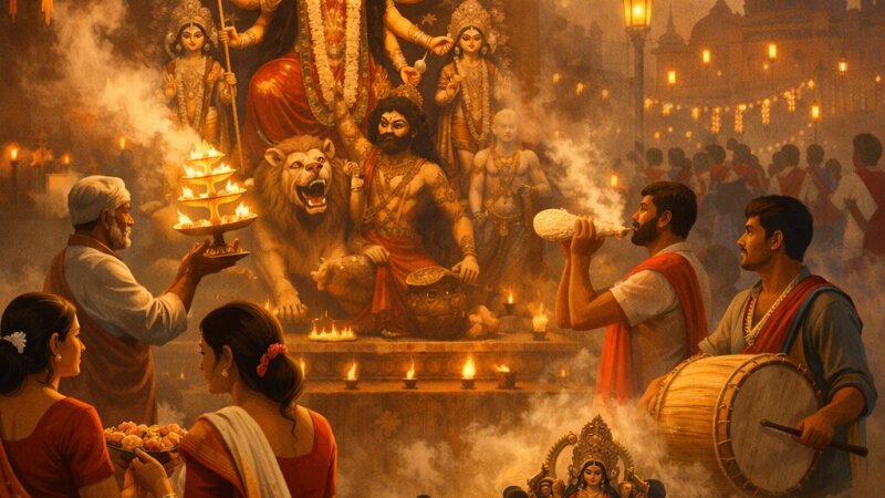 Durga Pooja: Celebrating Tradition and Culture in 10 Lines