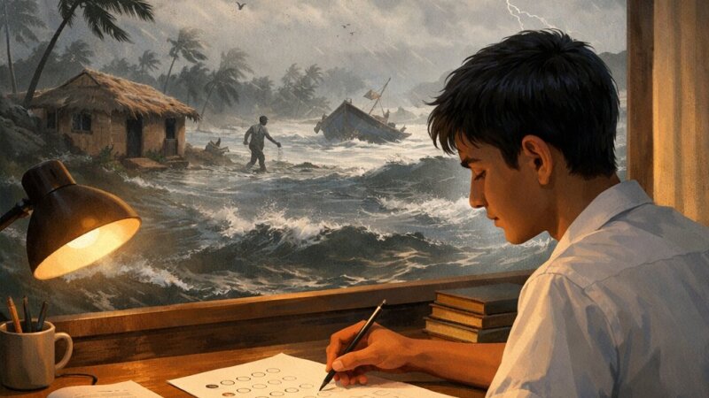 Essential MCQs and Answers for NCERT Class 9 English Chapter on Ersama Storm