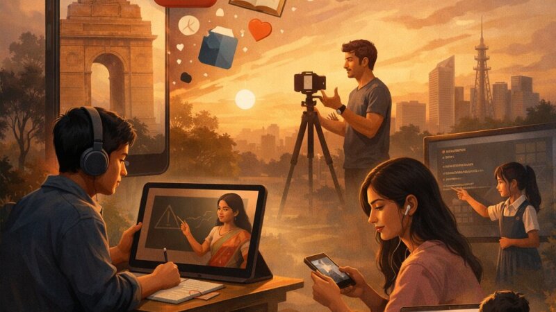 Exploring YouTube's Impact and Evolution in India: A Student Essay