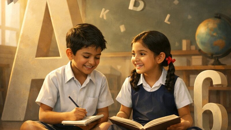 Guide to Learning Capital and Small Alphabets for Indian Primary Students