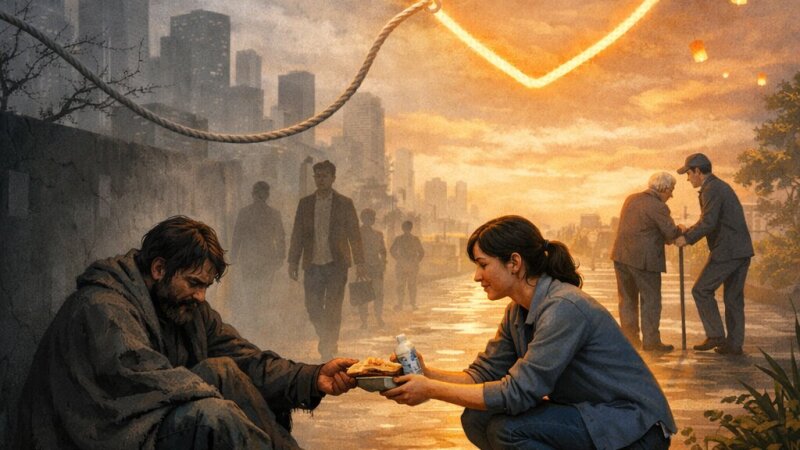 How Compassion Acts as a Lifeline Amidst Apathy in Society