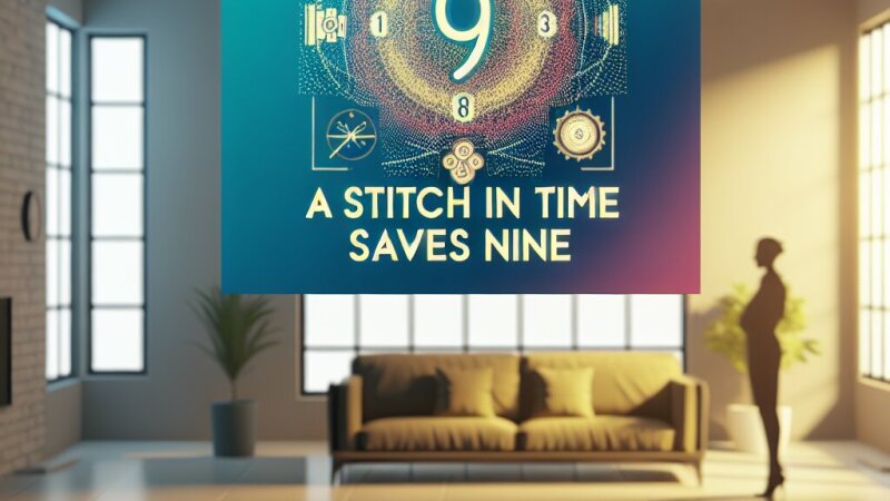 Importance of Timely Action: Understanding ‘A Stitch in Time Saves Nine’