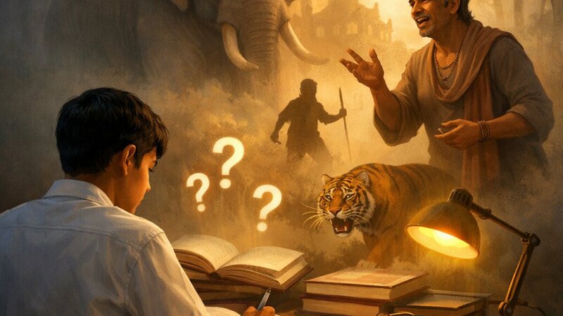Iswaran the Storyteller: Key MCQs and Insights for Class 9 English