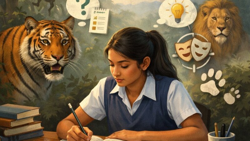 Mastering MCQs for NCERT Class 10 English Poem: How to Tell Wild Animals