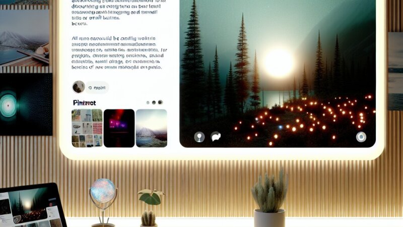 Pinterest in 10 Lines - Short Overview for Students