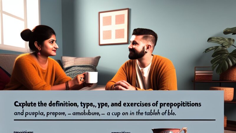 Prepositions: Definition, Types, Exercises & Place Examples (Hindi & English)