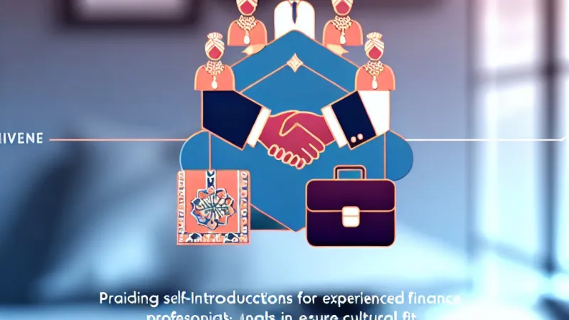 Self-Introduction Tips for Experienced Finance Professionals in Interviews