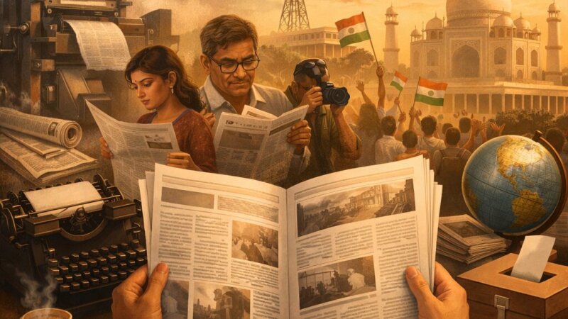 Ten Key Points About Newspapers and Their Role in India