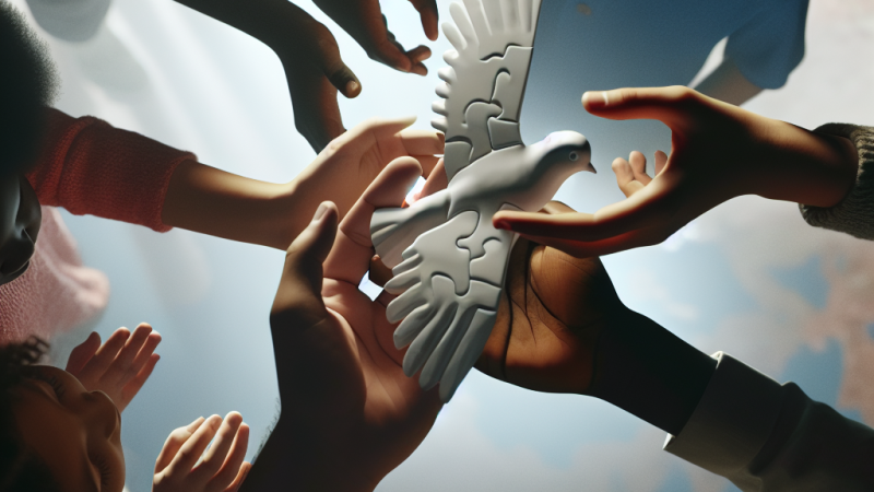 Ten Simple Lines on Peace and Harmony for Kids and Students